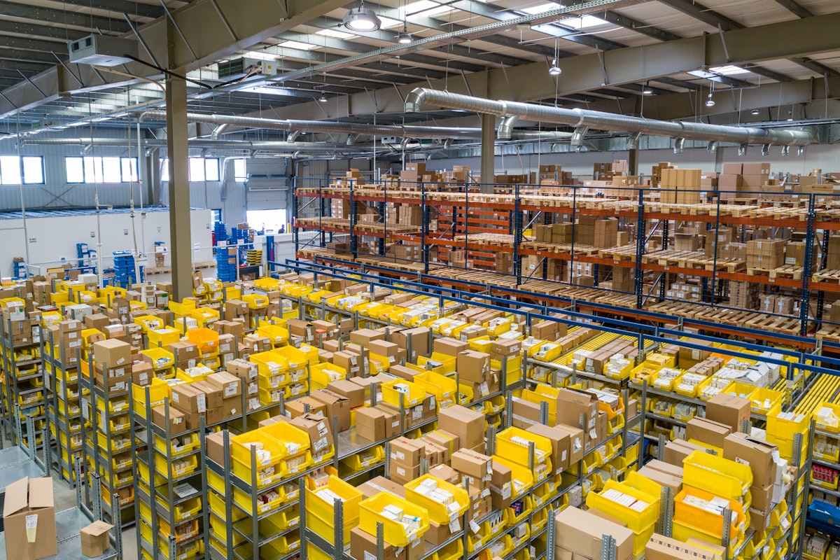 Business yard and logistics operations supported by custom web applications
